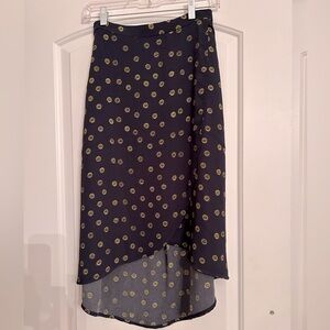 J crew high low midi skirt